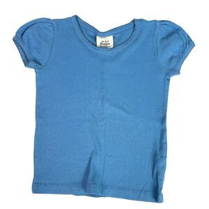 Mini Boden Short Sleeve Pointelle T-Shirt size 5-6